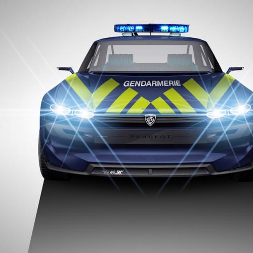 Peugeot e-Legend | les photos des concepts Rallye et gendarmerie nationale par Aksyonov Nikita
